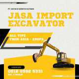 Jasa Import Excavator Bekas China ke Jakarta