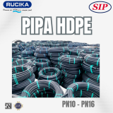 Pipa HDPE Rucika 1 inch PN16 Pipa rollan